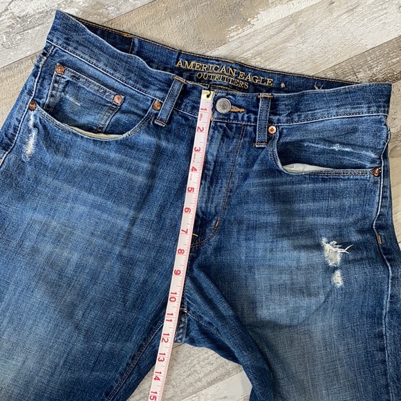 Men's American Eagle Distressed Loose Jeans 31x32 - Picture 3 of 8